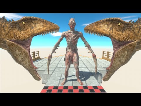 Challenging path with Carcharodontosaurus Dinosaurs - Animal Revolt Battle Simulator