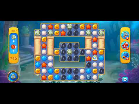 Fishdom Easy Level 10597 (with ingame lightning and bomb boosters) @choraelmin