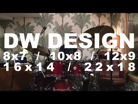 DW Design Drum Set 22/8/10/12/16 (Used)
