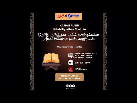 kitab Riyadhus shalihin Bab 12 l Ust. Muhammad mukhtar