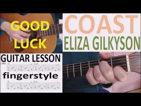 COAST - ELIZA GILKYSON fingerstyle GUITAR LESSON