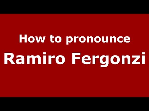 How to pronounce Ramiro Fergonzi (Spanish/Argentina) - PronounceNames.com