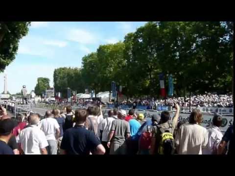 Tour De France 2009, Stage 21: Mark Cavendish sprints on the Champs Elysee
