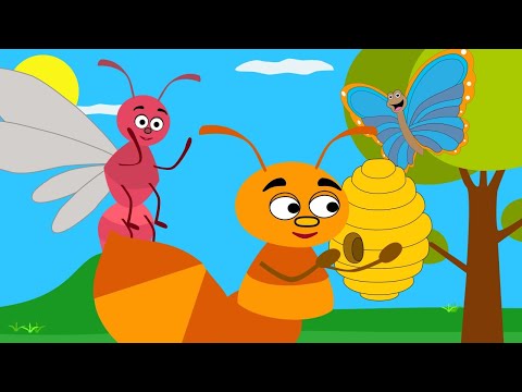 Bedtime story of The Flying Honey - The Wise Flying Ant 2021 - New Stories for Kids