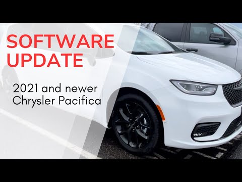 How to check for SOFTWARE UPDATES on your 2021 & newer Chrysler Pacifica ￼#chrysler #uconnect