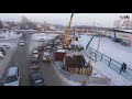 mts Perforator auger boring machine PBA200 at job site in Russia.