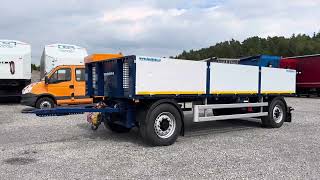 Samro Ciężarowa 2-osiowa na poduszkach flatbed trailer for sale - Image 4 | Autoline Samro Ciężarowa 2-osiowa na poduszkach flatbed trailer | Image 4 - Autoline