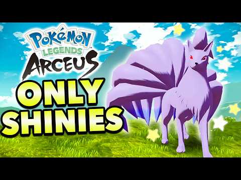 I Tried Beating Pokémon Legends Arceus Using ONLY Shinies