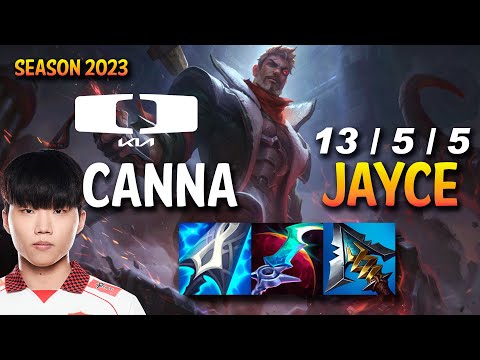 DK Canna JAYCE vs GRAGAS Top - KR Ranked
