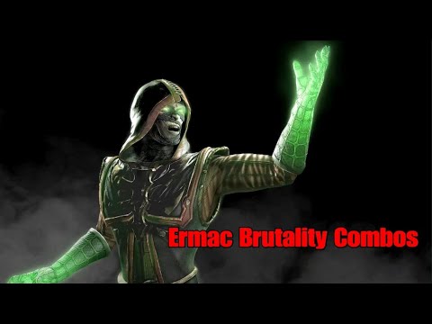 MKX Ermac Brutality Combos