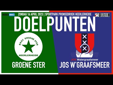 WINST VOOR GROENE STER TEGEN JOS WATERGRAAFSMEER IN SLOTSECONDE!