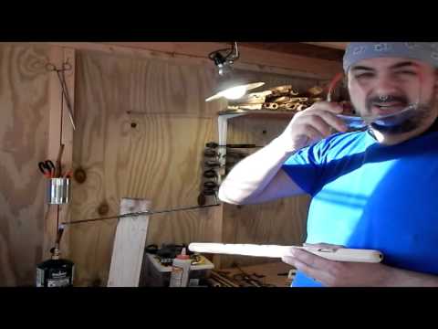 Native American Flute Making   How to fix a track that is too deep