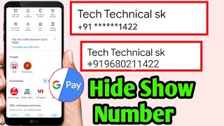 Google pay se hide number kaise nikale | how to seen google pay number | Google pay hide contact