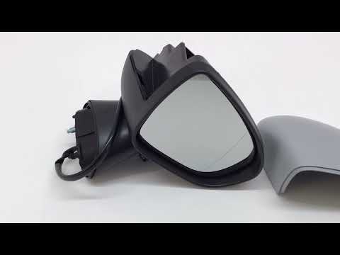 Fits Vauxhall Meriva 2010-2017 Door Wing Mirror Electric Heated Primed Cover 5 Pins Driver Side video