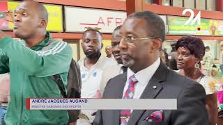 GABON SPORT FOOTBALL, LE MINISTRE DES SPORTS BOOSTE LE MORAL DES PANTHÈRES DU GABON SOURDES