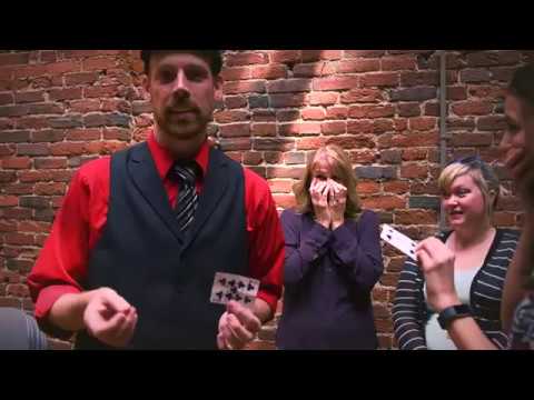 Comedy Magician Daniel Lusk video.