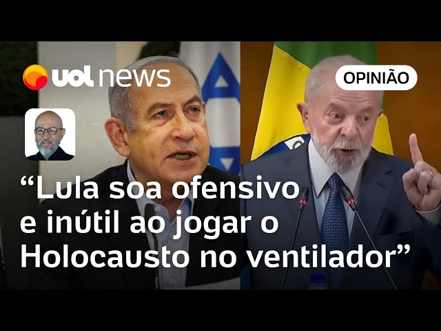 Lula soou ofensivo e inútil ao jogar holocausto no ventilador