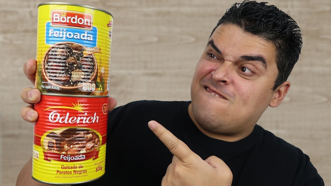 BORDON vs ODERICH - Qual Feijoada Enlatada é Melhor?
