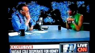 Natalie Cole on CNN  Larry King ( a favorite lady of mine)