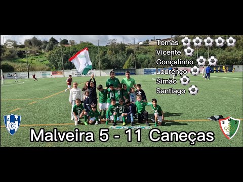 16ª Jornada 2024/2025 AF Lisboa Série 10 - At. Malveira B 5 - 11 Caneças (Sub10B)