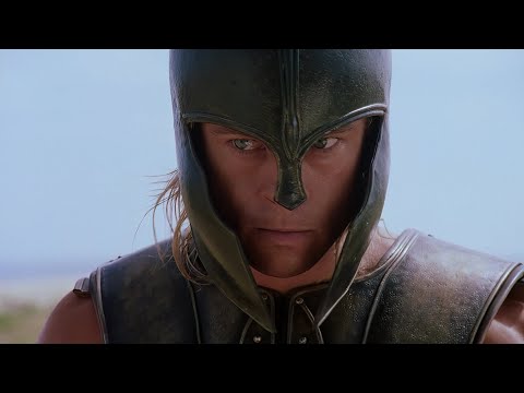 Troy. Achilles calls Hector to fight.
