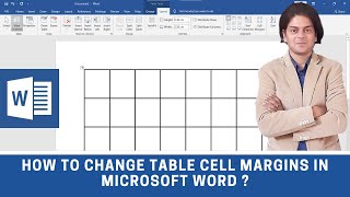 How to change table cell margins in Microsoft word ?