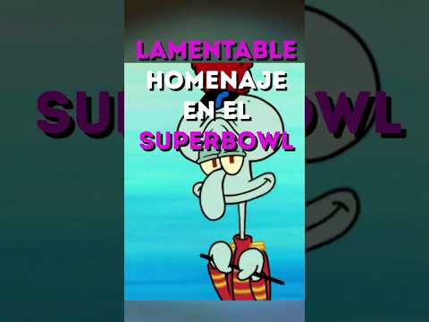 el LAMENTABLE HOMENAJE al Creador de Bob Esponja en el Super Bowl#nickelodeon #nicktoons #bobesponja