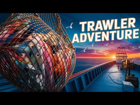Life On Largest Midwater Trawl Vessel - Fishing trip on trawler the High Sea #01