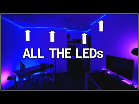 YouTube video about: How to hang led lights without damaging walls?