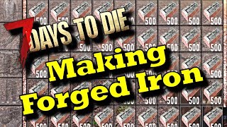 7 Days To Die - How to get Forged Iron (Alpha 19)