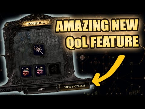 PATH of EXILE 2: Amazing Amulet Instilling QoL - Show Possible Notables with Current Liquid Emotions