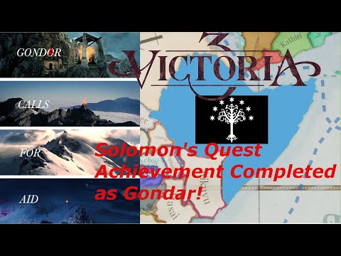 Gondar Calls to Unify Ethiopia (Solomon's Quest Achieved) - Full Victoria 3 gameplay