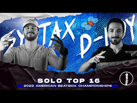 SYNTAX VS D-KOY | Solo Top 16 Battle | American Beatbox Championships 2022