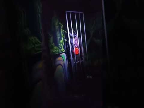 Ayr Airshow Funfair Harry Miller,s  Road To Hell' Ghost Train on ride pov 2023