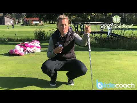 Ausrichtung der Ball-Linie beim Putten