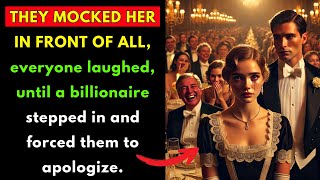 THEY MOCKED HER IN FRONT OF ALL, EVERYONE LAUGHED, UNTIL A BILLIONAIRE STEPPED IN AND MADE THEM...