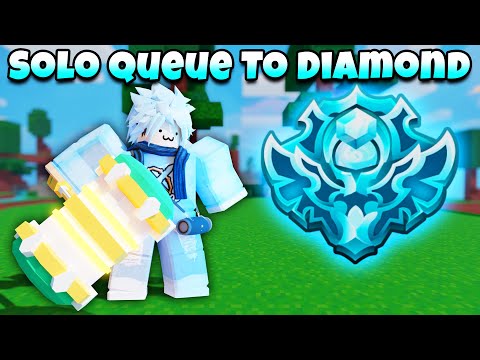 Solo Queue To Nightmare Ep. 3 - Grind To Diamond Rank Part 1 (Roblox Bedwars)