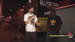 Aceyalone - Interview (Outside The Middle East - Cambridge, MA - 8/2/07)