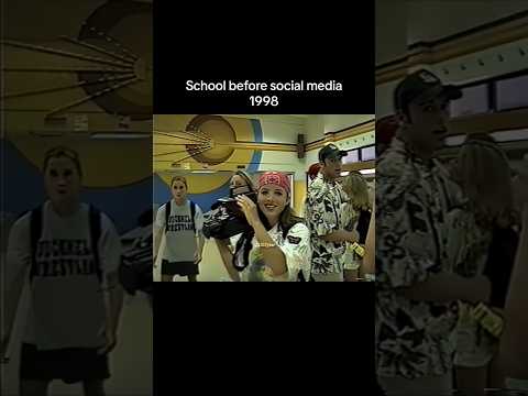 High School in 1998 🤩💫 #shorts