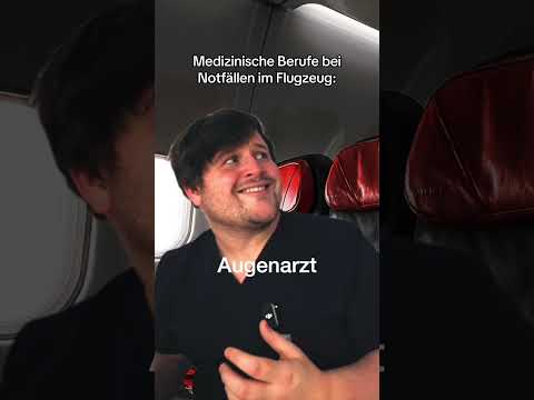 Medizinische Berufe bei Notfällen im Flugzeug