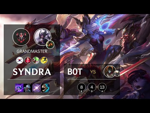 Syndra Bot vs Jhin - KR Grandmaster Patch 10.16