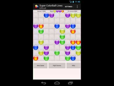 Color Ball Lines Extreme Video