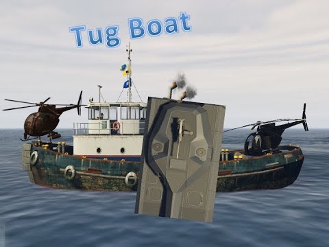 AFK1 mess around in a Tug Boat(GTA V)