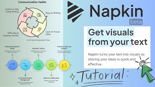 🔥 Napkin AI Full Tutorial 2026 | Turn Ideas into Visuals in Seconds!