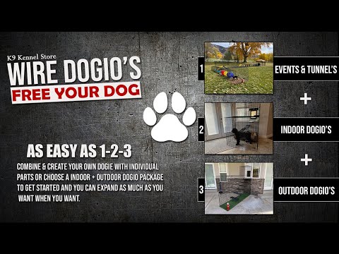 K9 Kennel Store Dogio Tunnel System and Dog Runs