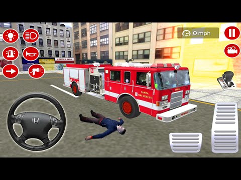 Fire Truck Missions And Driving Simulator 2021 | Emergency Rescue Drive – Android Gameplay