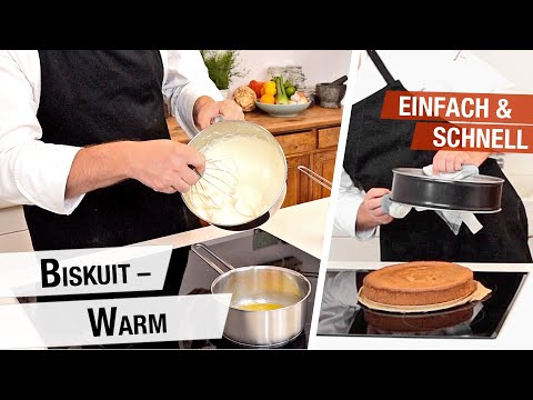 Mittelschwerer Biskuit(warm) – Wiener Boden - Tutorial | Massen
