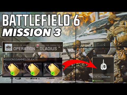 Alle Sammelobjekte Mission 3 - Operation Gladius | BATTLEFIELD 6