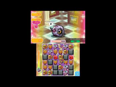 Pokemon Shuffle - Stage 439 Whirlipede S Rank and Caught