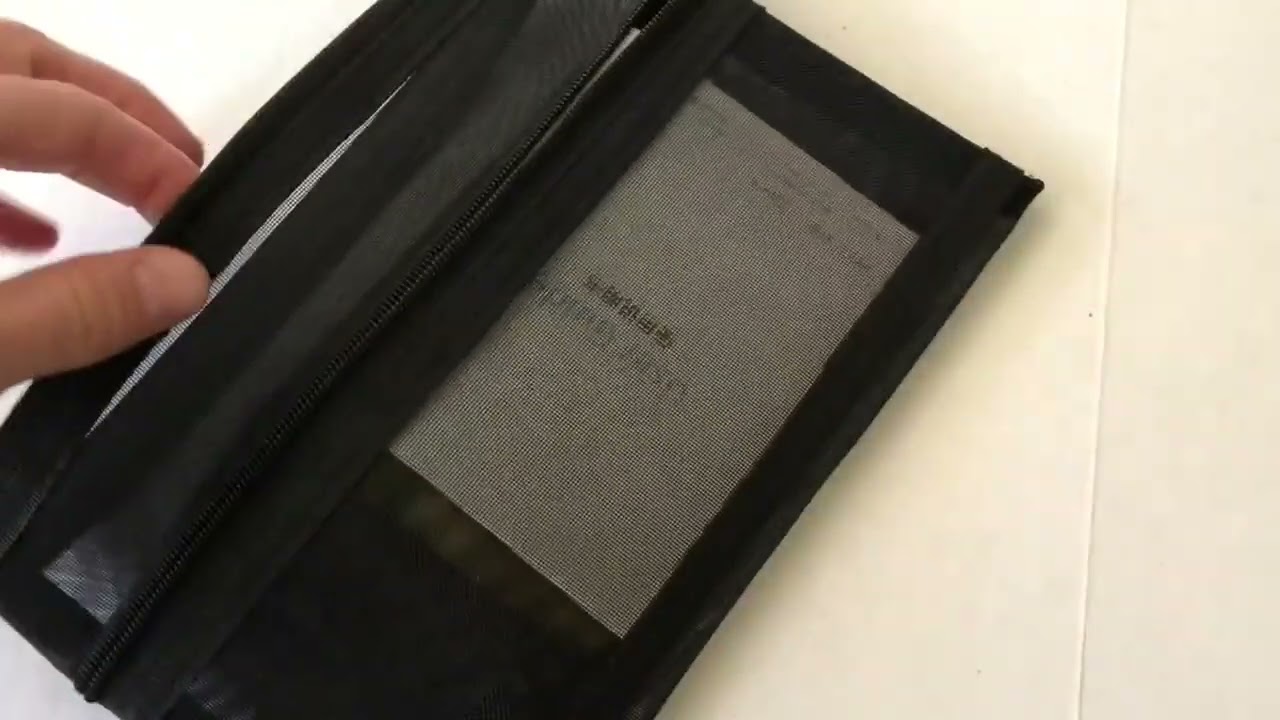 FYY Mesh Pencil Case Pouch, 3 Pack Large Capacity Zipper Pen Bags Review, Nothing fancy, but good si